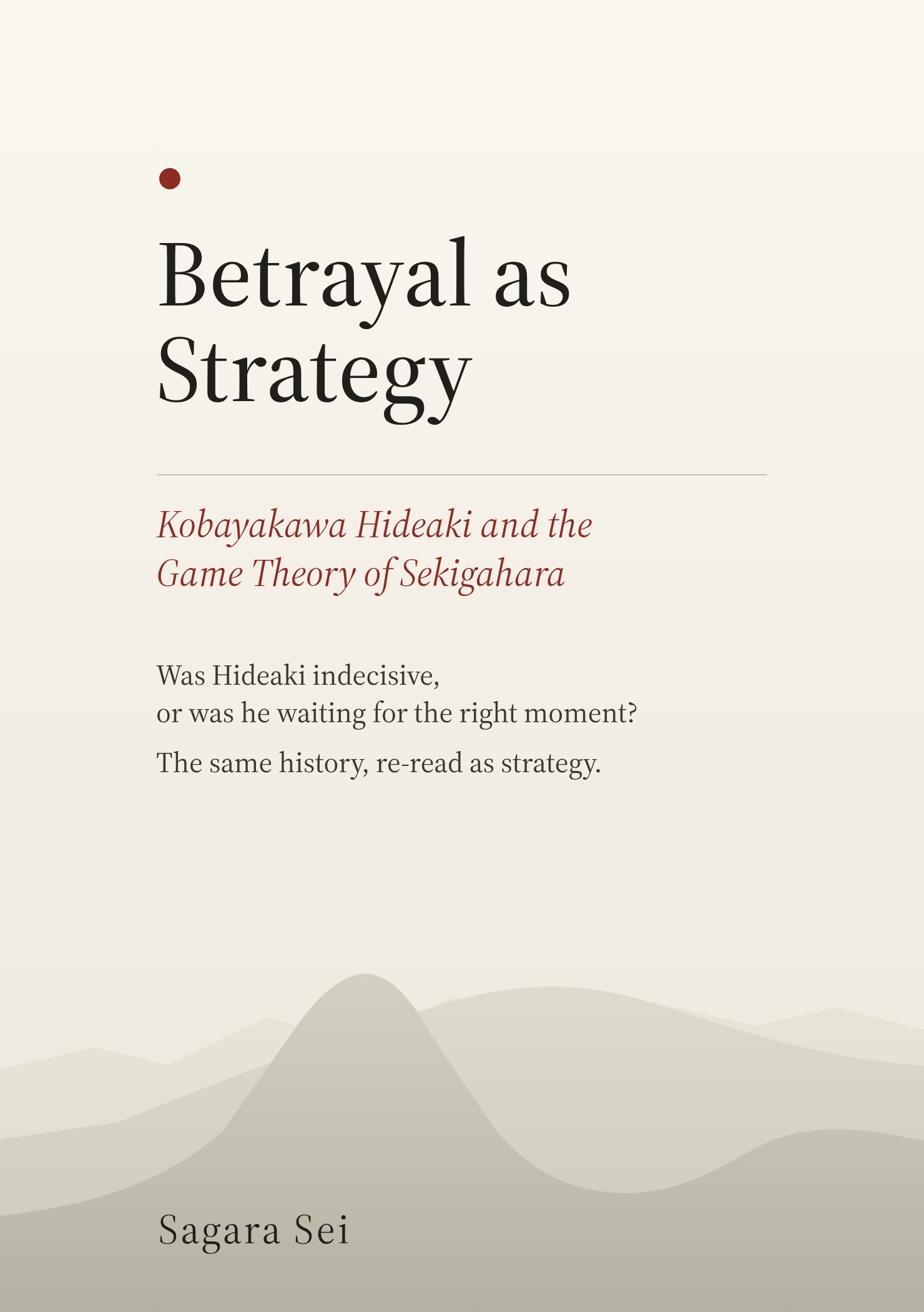 Cover of Betrayal as Strategy